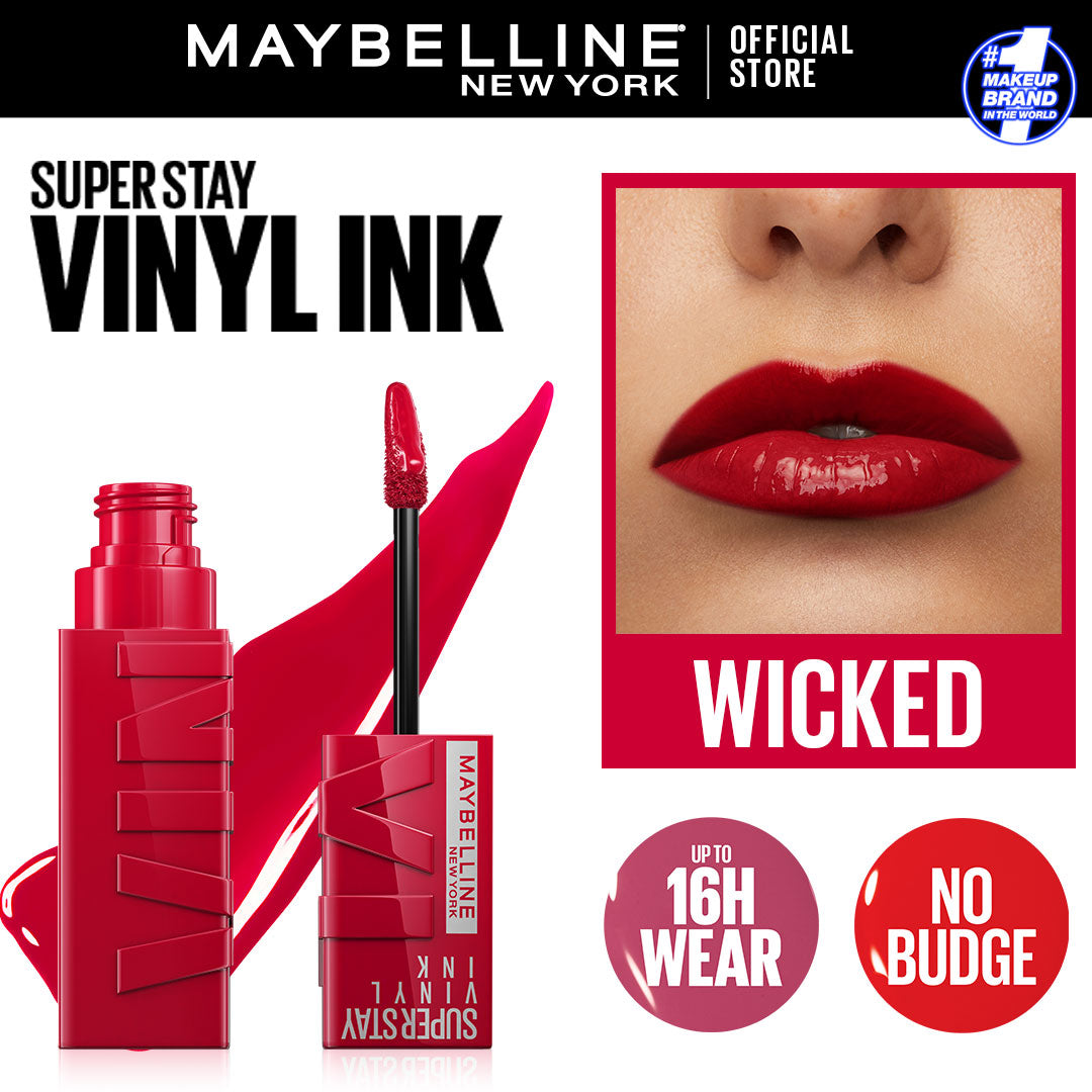 Maybelline - Superstay Vinyl Ink Liquid Lipstick - Wicked — image 1 — Meeshop Pakistan