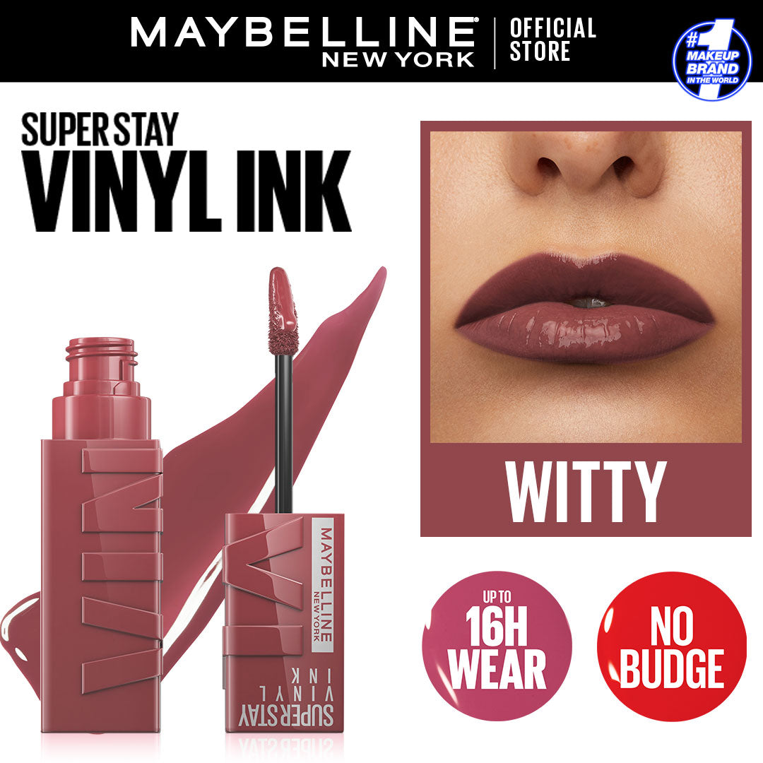 Maybelline - Superstay Vinyl Ink Liquid Lipstick - Witty — image 1 — Meeshop Pakistan