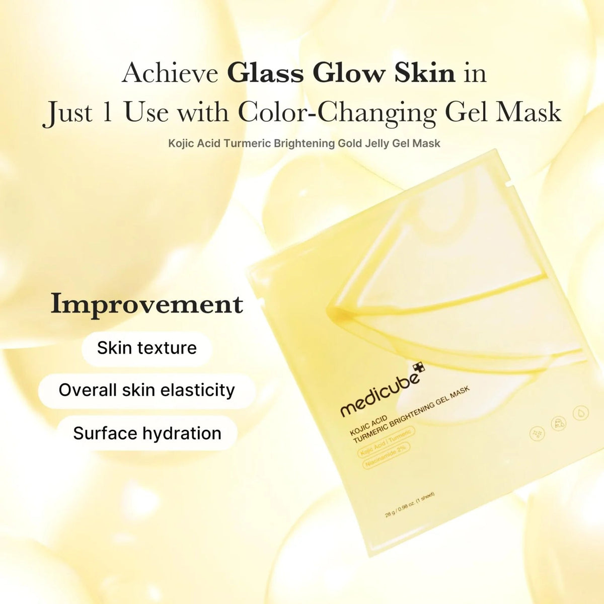 Medicube - Kojic Acid Turmeric Brightening Gel Mask — image 1 — Meeshop Pakistan