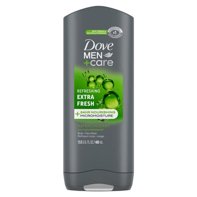 Dove - Extra Fresh Face & Body Wash 400ml