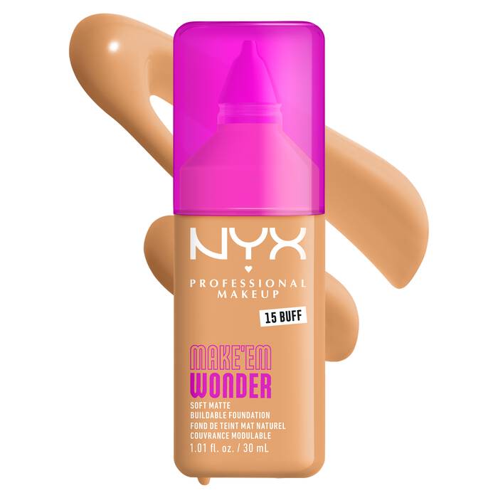 NYX - Make 'Em Wonder™ Soft Matte Buildable Foundation — image 8 — Meeshop Pakistan
