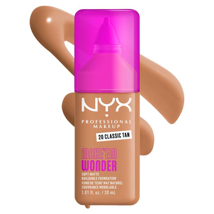 NYX - Make 'Em Wonder™ Soft Matte Buildable Foundation — image 5 — Meeshop Pakistan