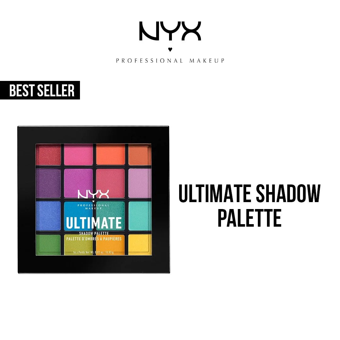 NYX - Ultimate Shadow Pallet - Brights — image 1 — Meeshop Pakistan