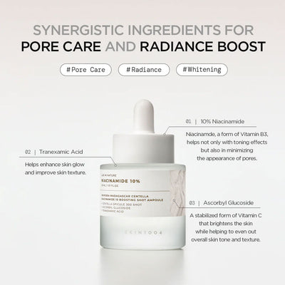 Skin1004 - Madagascar Centella Niacinamide 10 Boosting Shot Ampoule - 30ml