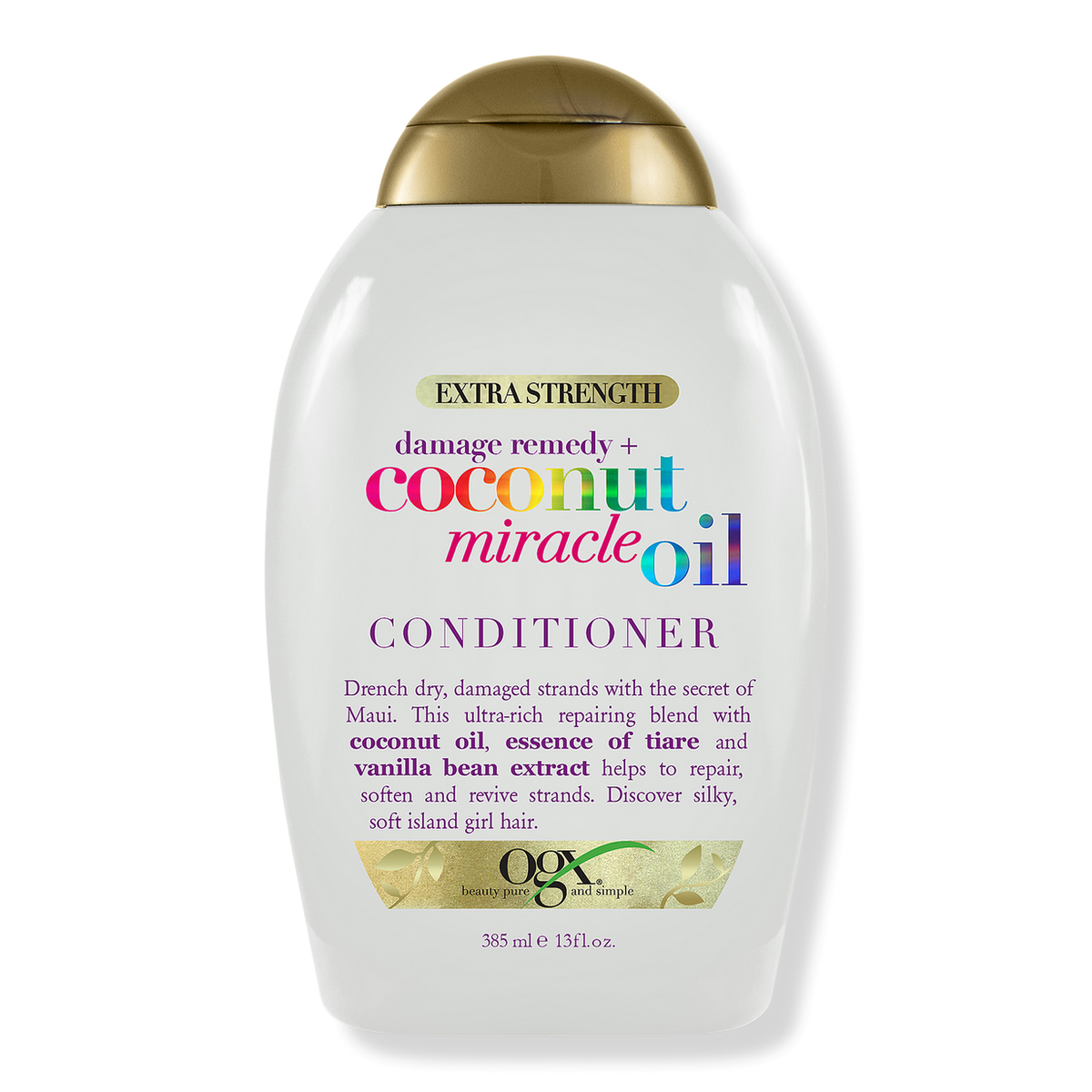 OGX - Damage Remedy + Coconut Miracle Oil Conditioner - 385ml — image 1 — Meeshop Pakistan