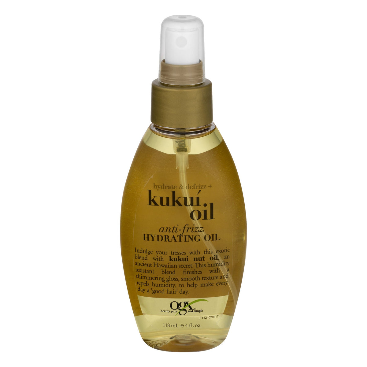 OGX - Kukui Anti Frizz Hydrating Oil - 118ml — image 1 — Meeshop Pakistan