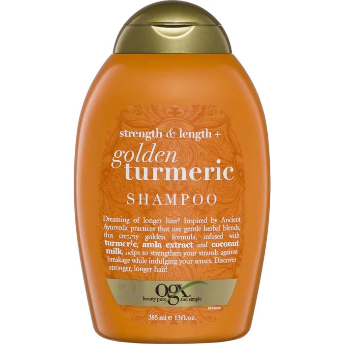 OGX - Strength & Length Golden Turmeric Shampoo - 385ml — image 1 — Meeshop Pakistan