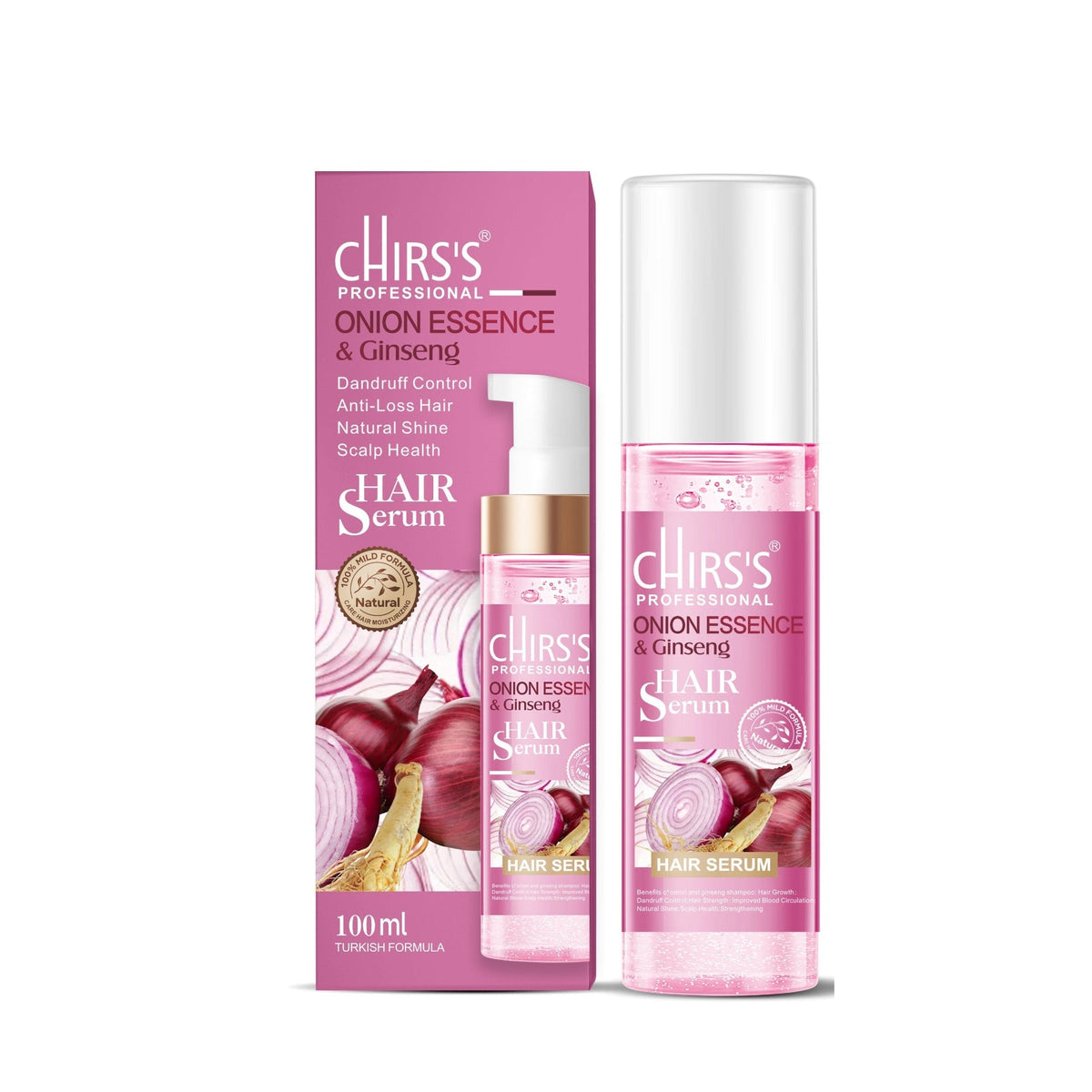 Chirs's - Onion Essence & Ginsing Hair Serum - 100ml — image 1 — Meeshop Pakistan