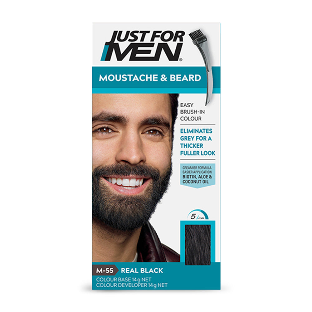 Just For Men - Mustache & Beard Color - Real Black — image 1 — Meeshop Pakistan
