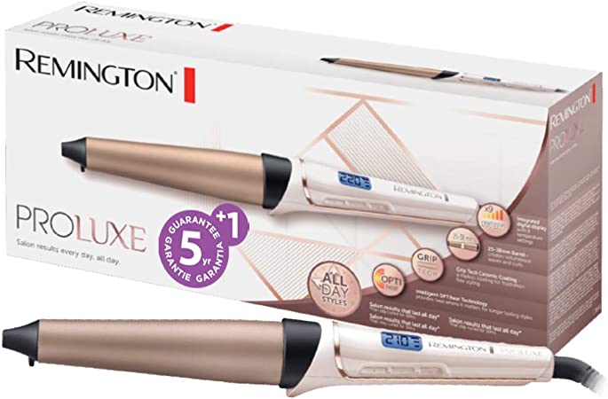 Remington - Proluxe Hair Curling Wand Tong 210 c 25-38MM Rose Gold Model Non. CI91X1 — image 1 — Meeshop Pakistan