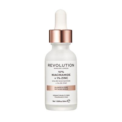 Revolution - 10% Niacinamide And 1% Zinc Blemish & Pore Serum 30ml