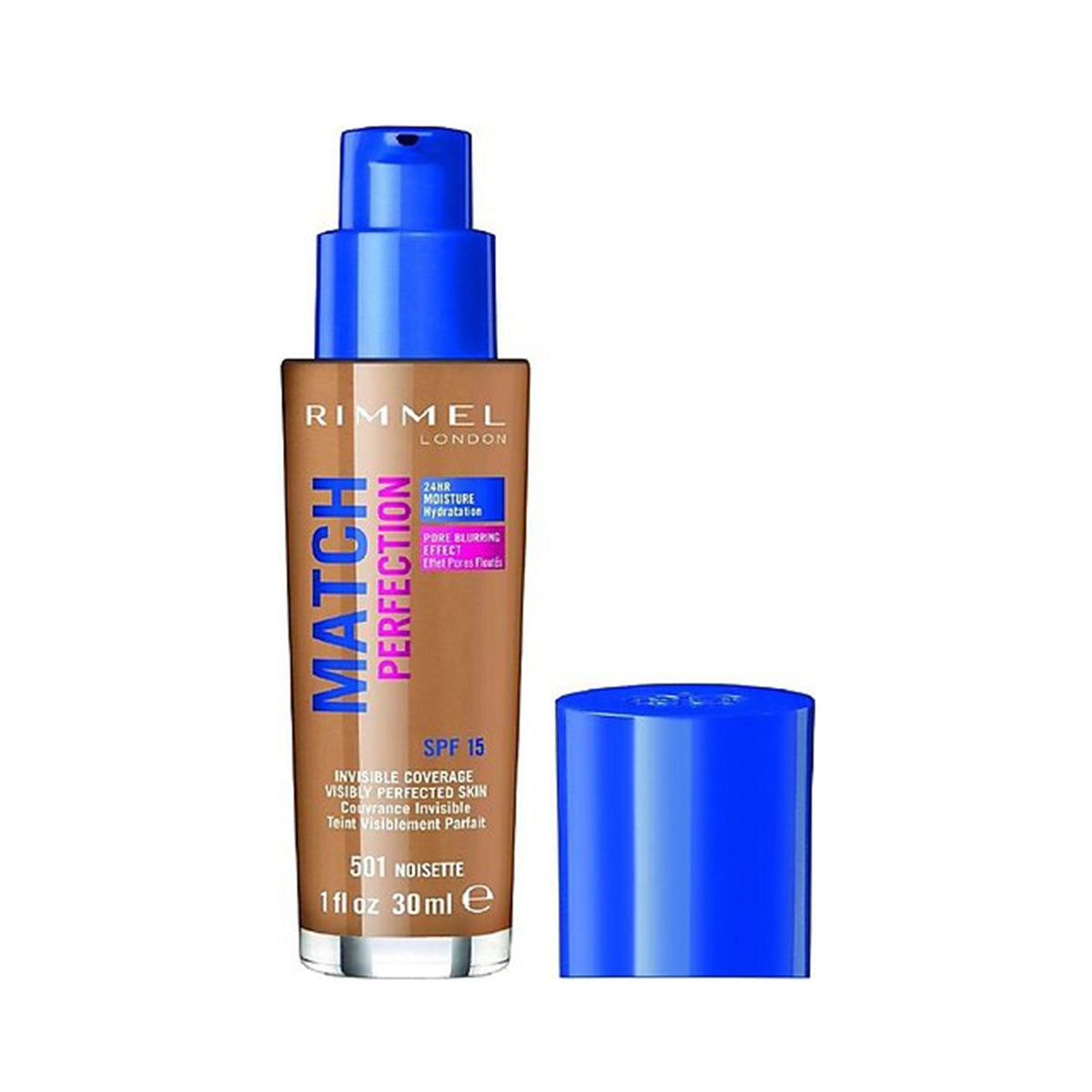 Rimmel London - Match Perfection Foundation - Noisette 034-502 — image 1 — Meeshop Pakistan
