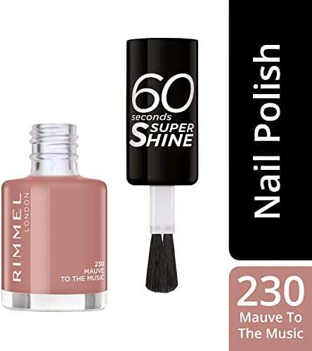 Rimmel London - 60 Second Nail Polish - 230 Mauve to the Music — image 1 — Meeshop Pakistan