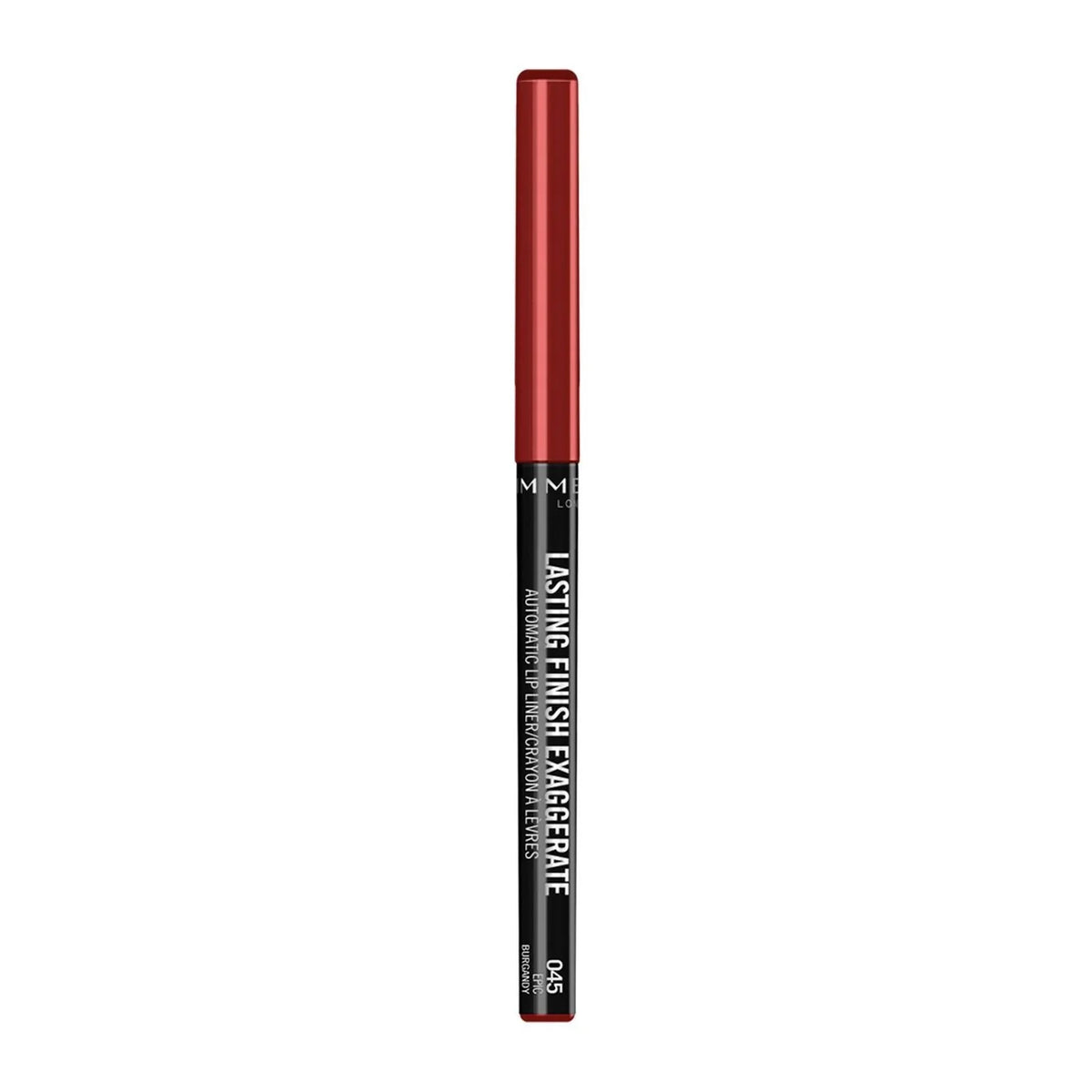Rimmel London - Automatic Lip Liner Pencil Lasting Finish Exaggerate - 045 Epic Burgundy — image 1 — Meeshop Pakistan