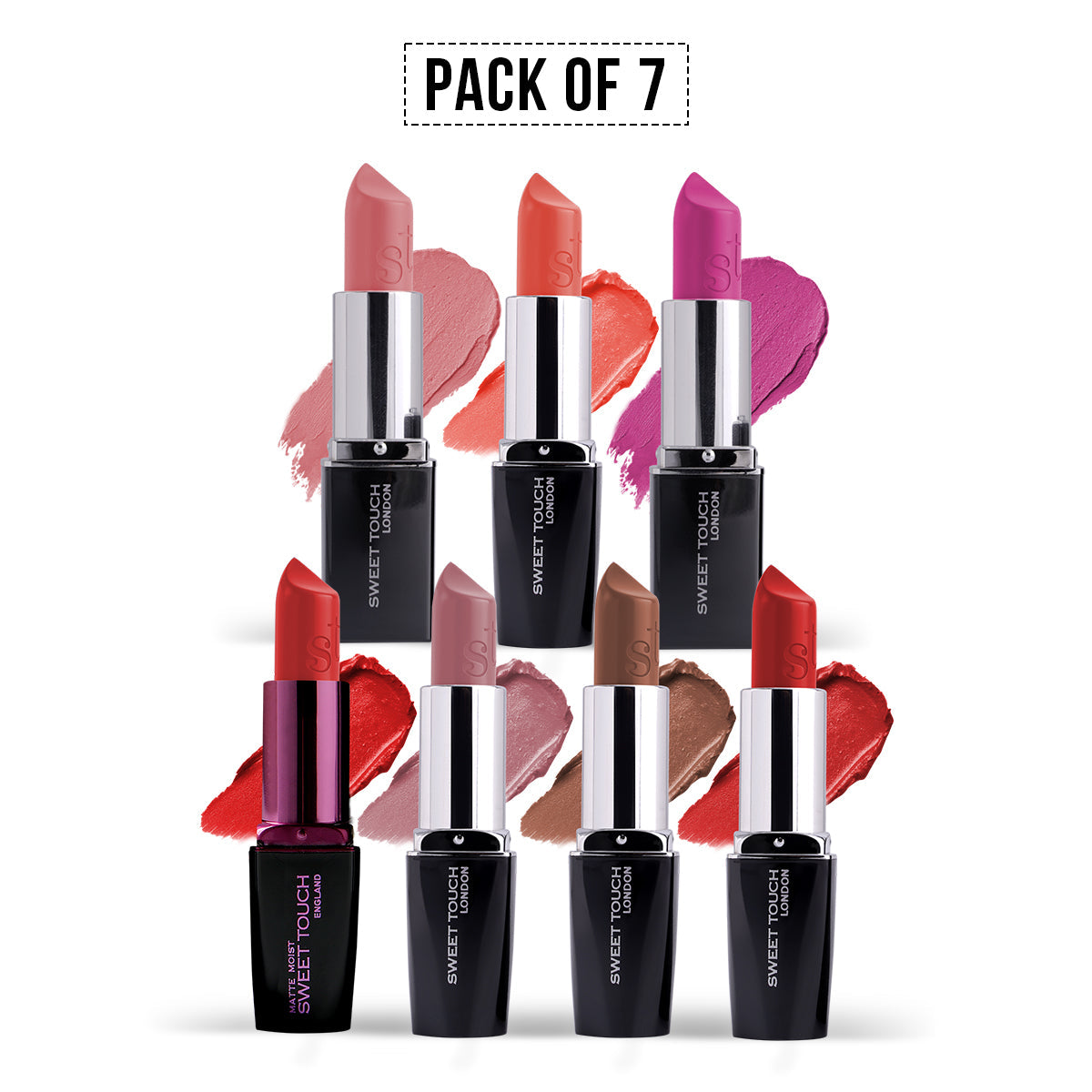 Rouge Eclipse Lipstick Set - Pack of 7 — image 1 — Meeshop Pakistan