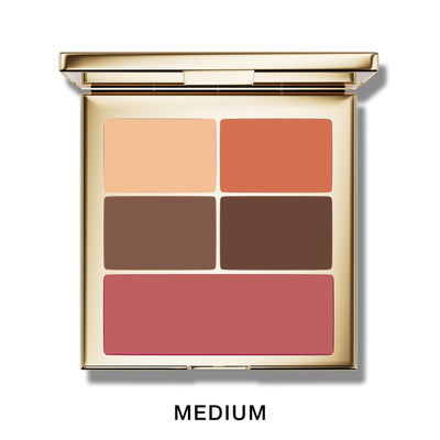 BBA By Suleman - 24K Gold & Roses Sculpt Palette medium