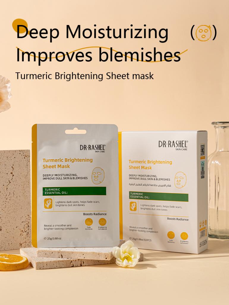 Dr Rashel - Turmeric Brightening Sheet Mask — image 1 — Meeshop Pakistan