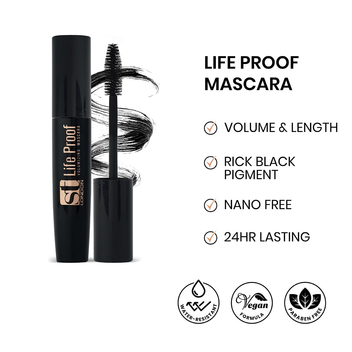 ST London - Life Proof Volumizing Mascara — image 1 — Meeshop Pakistan