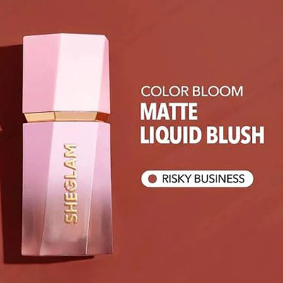Sheglam - Color Bloom Matte Liquid Blush - Risky Business