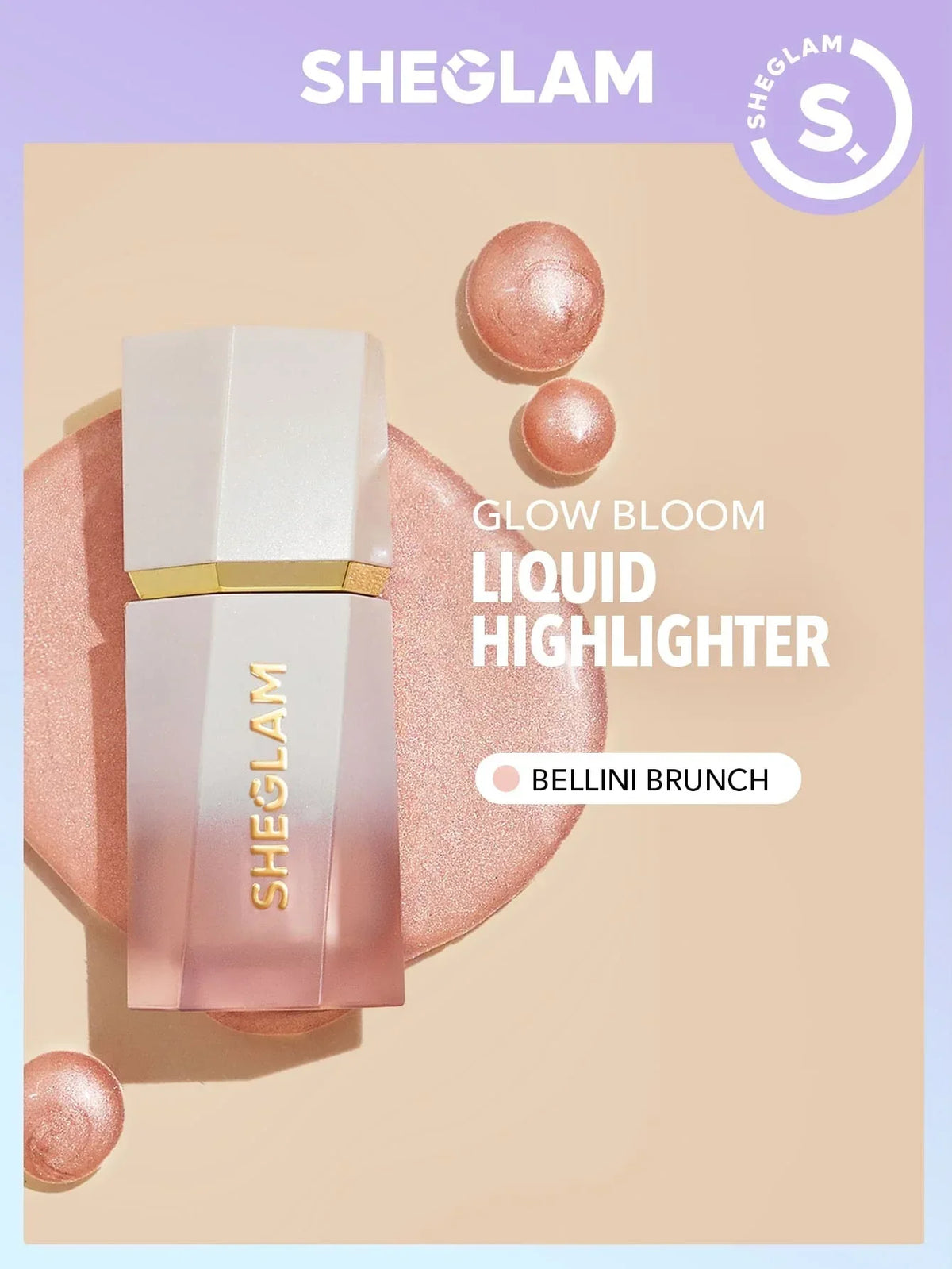 Sheglam - Glow Bloom Liquid Highlighter - Bellini Brunch — image 1 — Meeshop Pakistan