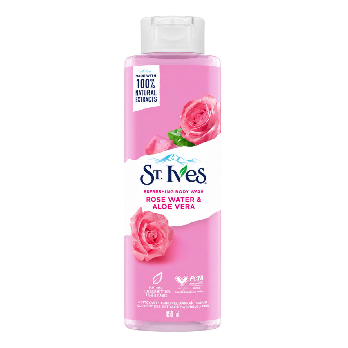 St.Ives - Rose Water & Aloe Vera Body Wash - 450Ml — image 1 — Meeshop Pakistan