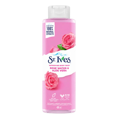 St.Ives - Rose Water & Aloe Vera Body Wash - 450Ml