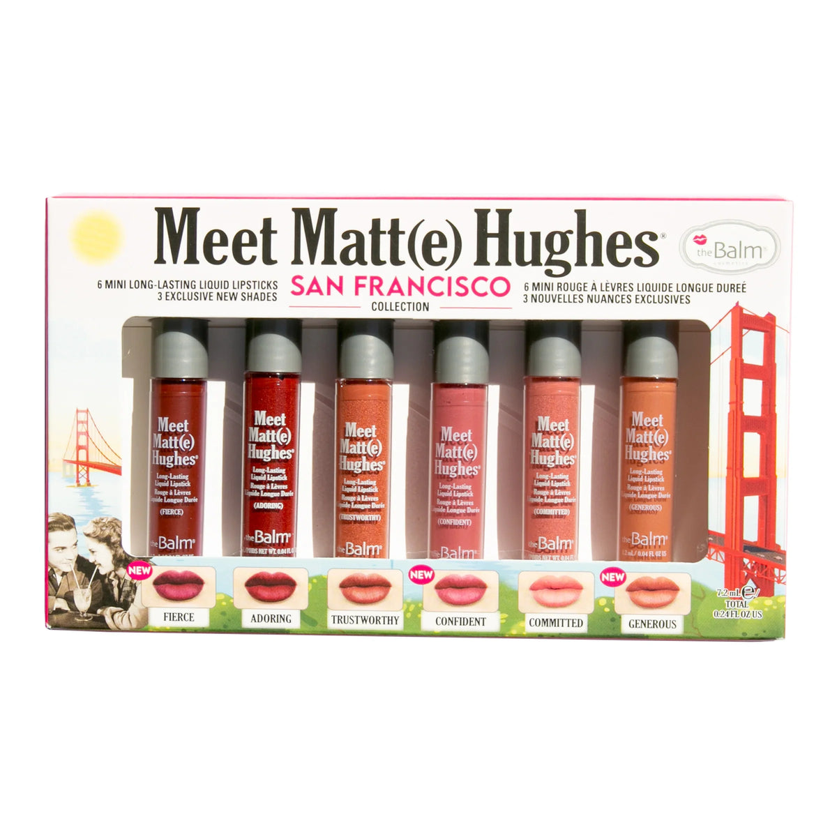 The Balm - Meet Matt Hughes Mini Long Lasting Liquid Lipstick San Franciso 6s — image 1 — Meeshop Pakistan