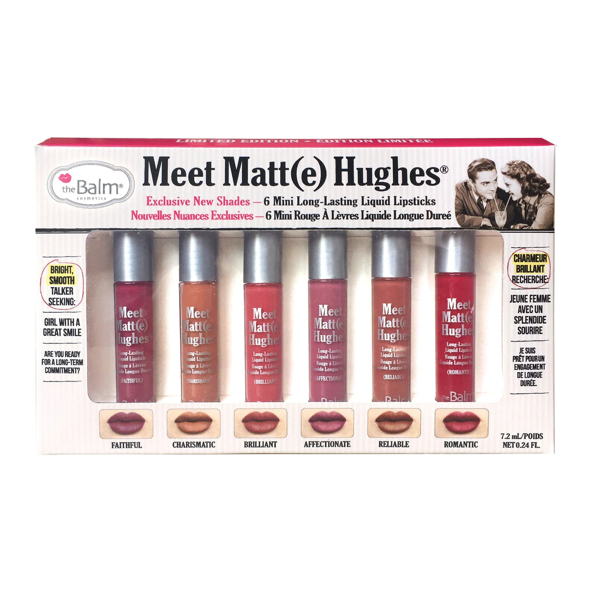 The Balm - Meet Matt Hughes Mini Long Lasting Liquid Lipstick Volume.2 6s — image 1 — Meeshop Pakistan