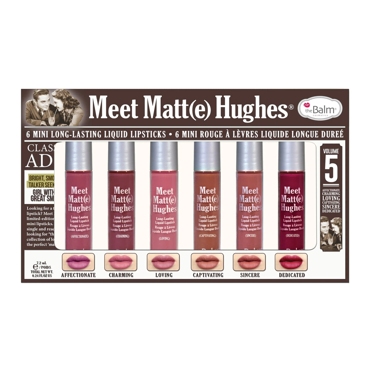 The Balm - Meet Matt Hughes Mini Long Lasting Liquid Lipstick Volume.5 6s — image 1 — Meeshop Pakistan