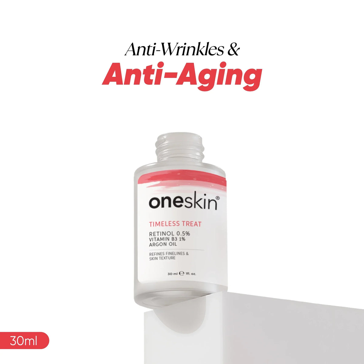 Oneskin - Timeless Treat - Retinol 0.5%, Vitamin B3 2%, Argan Oil - 30ml — image 1 — Meeshop Pakistan