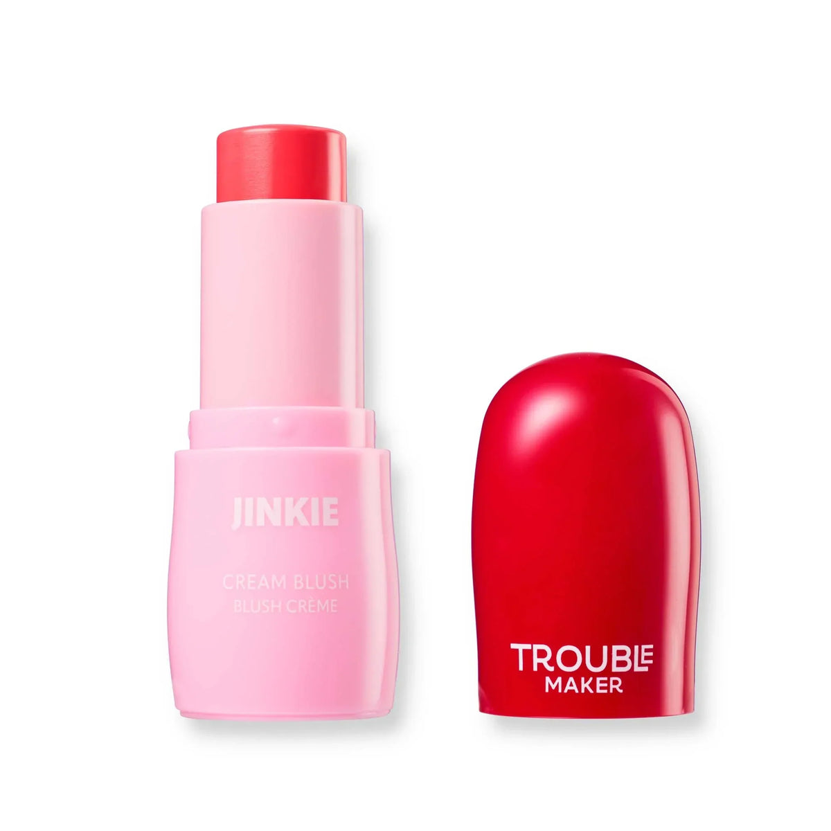 Trouble Maker - Jinkie Stick Cream Blush - Cheer Up Hot Pink — image 1 — Meeshop Pakistan
