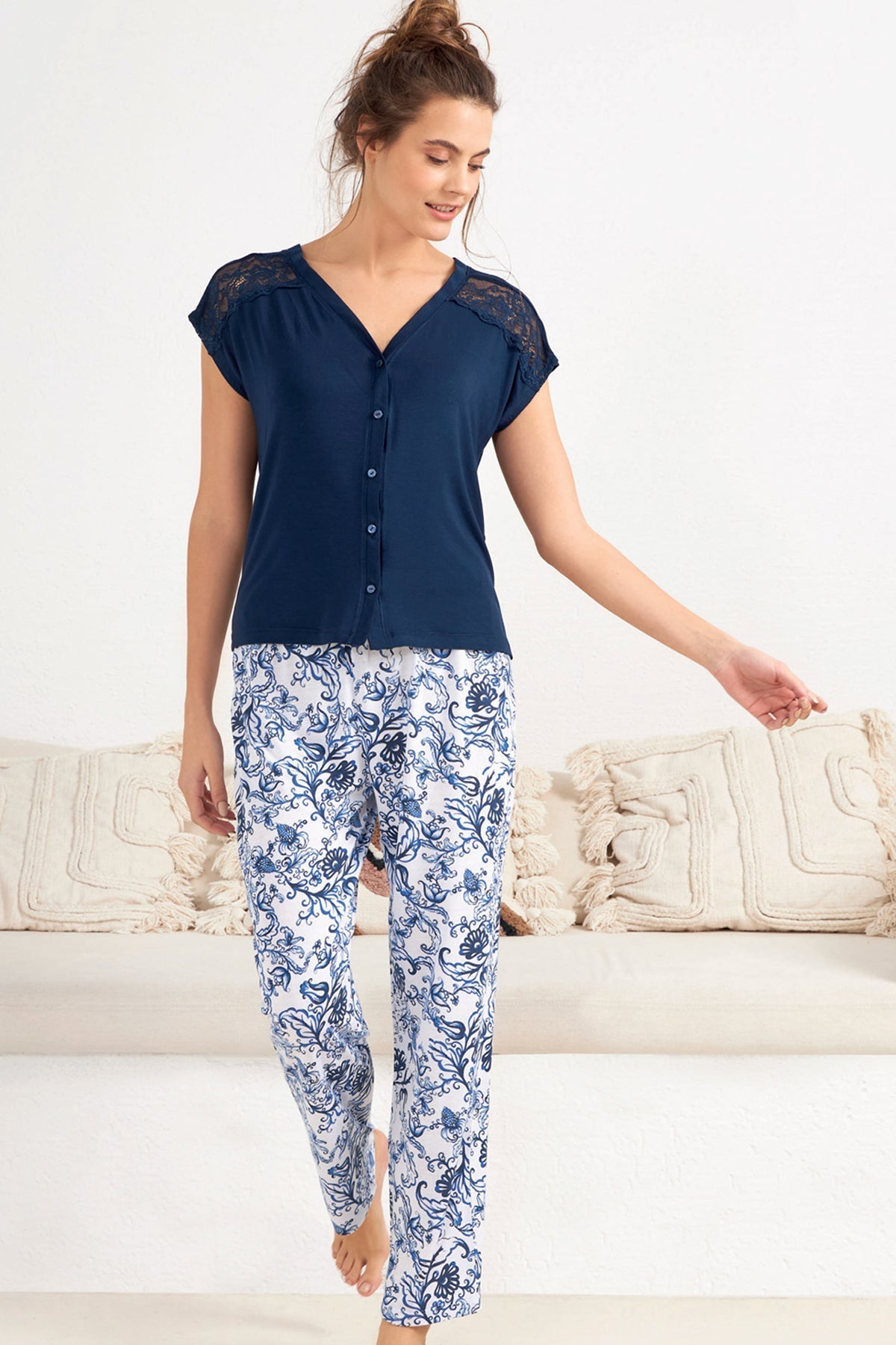 BLS - Valeria Viscose Pajama Set — image 1 — Meeshop Pakistan