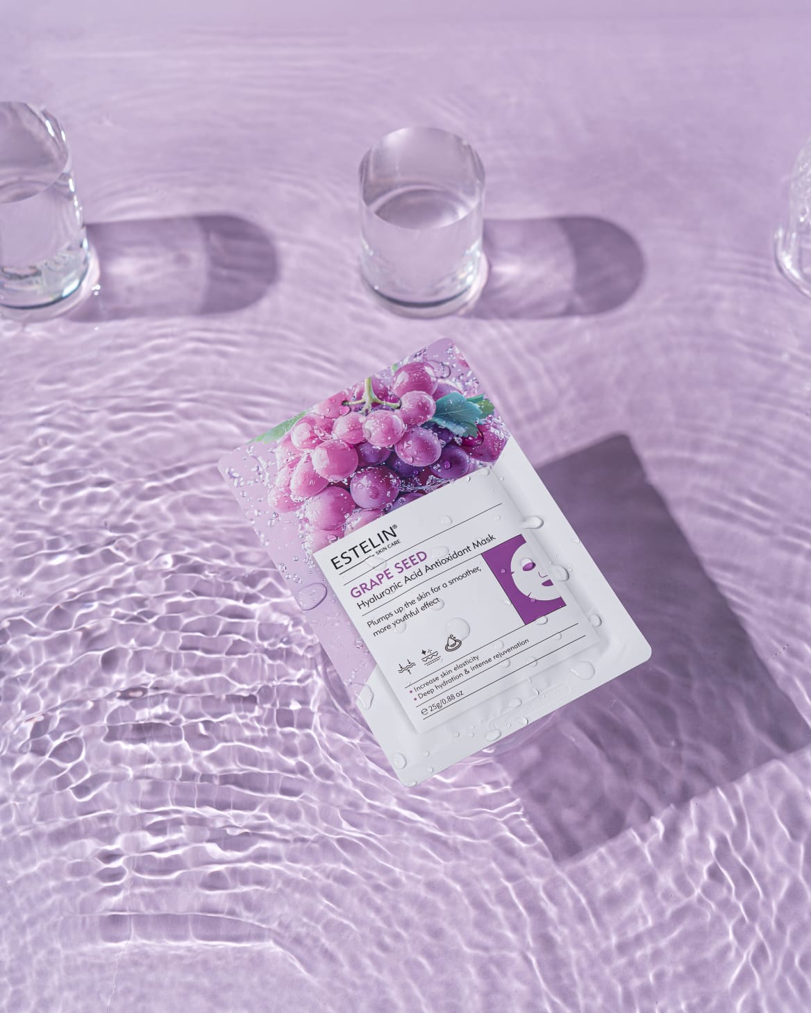 Estelin - Grape Seed & Hyaluronic Acid Antioxidant Mask — image 1 — Meeshop Pakistan