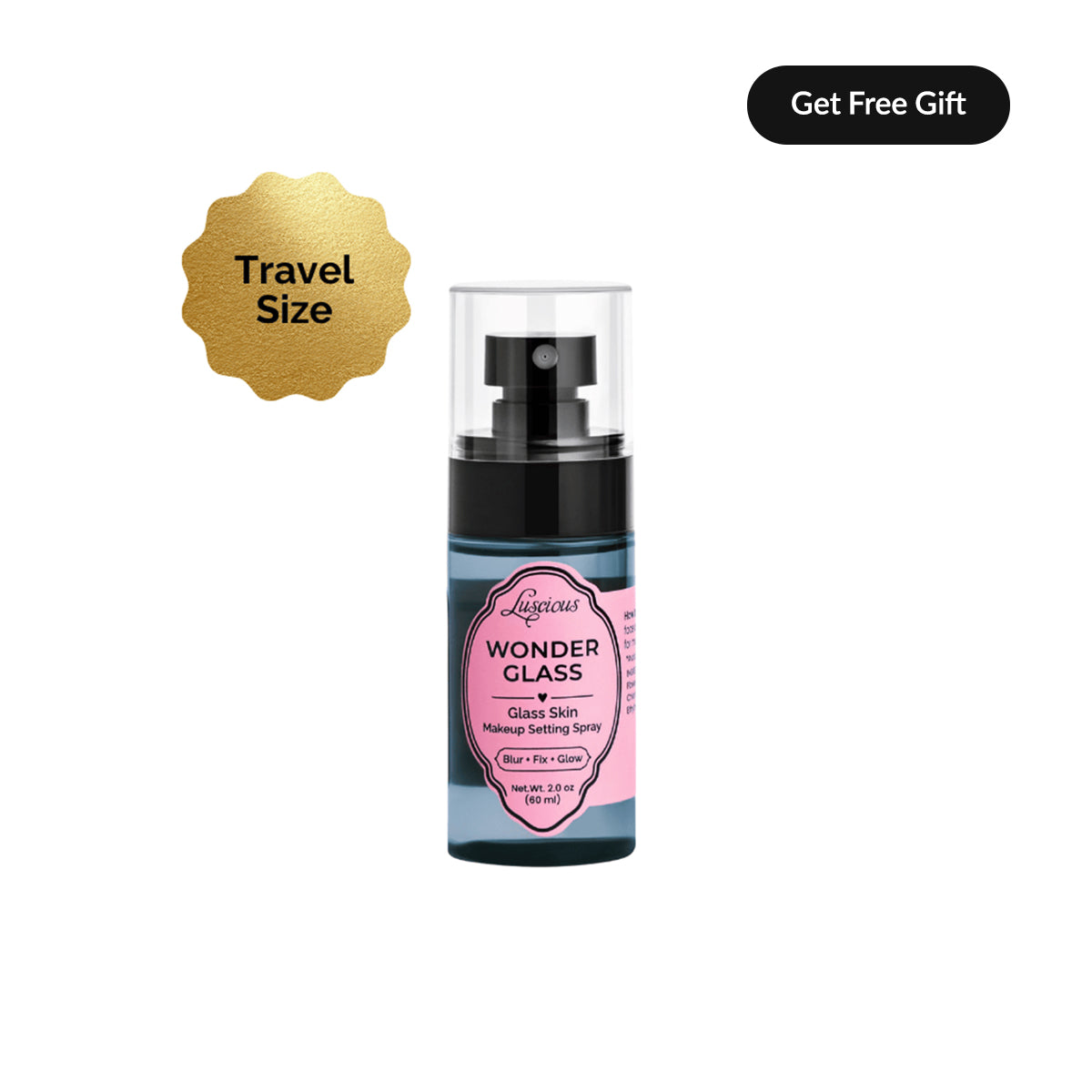 Luscious - Wonder Glass Makeup Setting Spray - 60ml — image 1 — Meeshop Pakistan