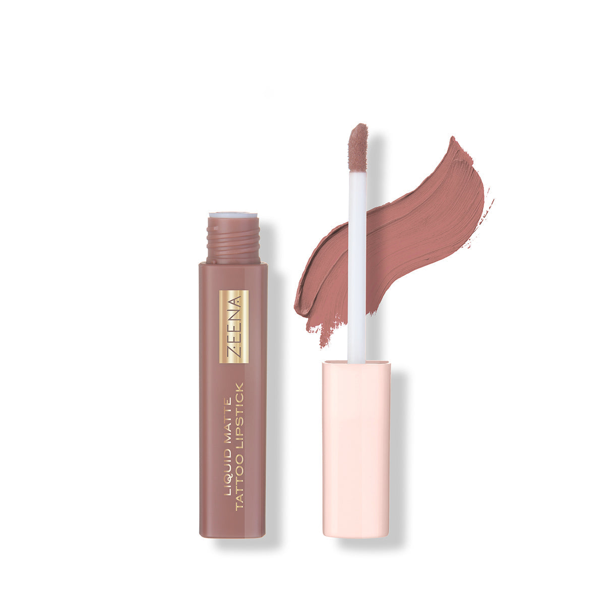Zeena - Liquid Matte Tattoo Lipstick - Soft Brown 010 — image 1 — Meeshop Pakistan