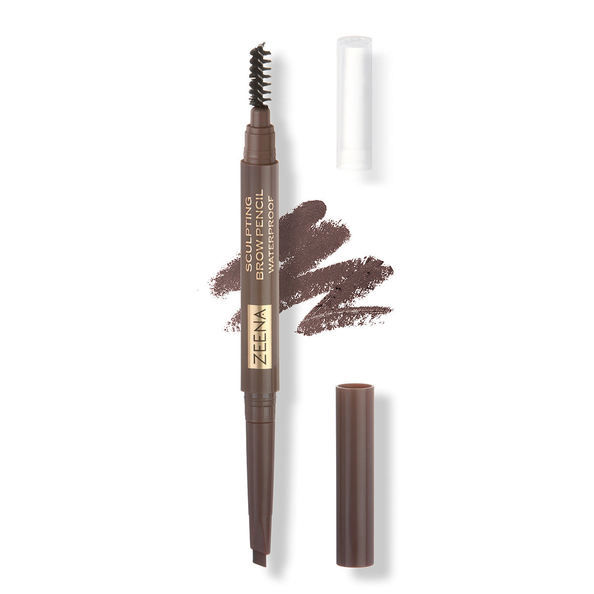 Zeena - Sculpting Brow Pencil Waterproof - Chocolate Brown 020 — image 1 — Meeshop Pakistan