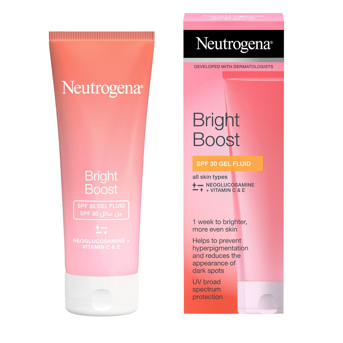 Neutrogena - Bright Boost Spf 30 Gel Fluid - 50ml — image 1 — Meeshop Pakistan