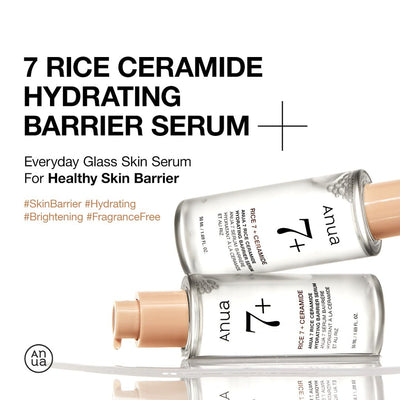Anua - Rice 7 + Ceramide Hydrating Barrier Serum - 50ml
