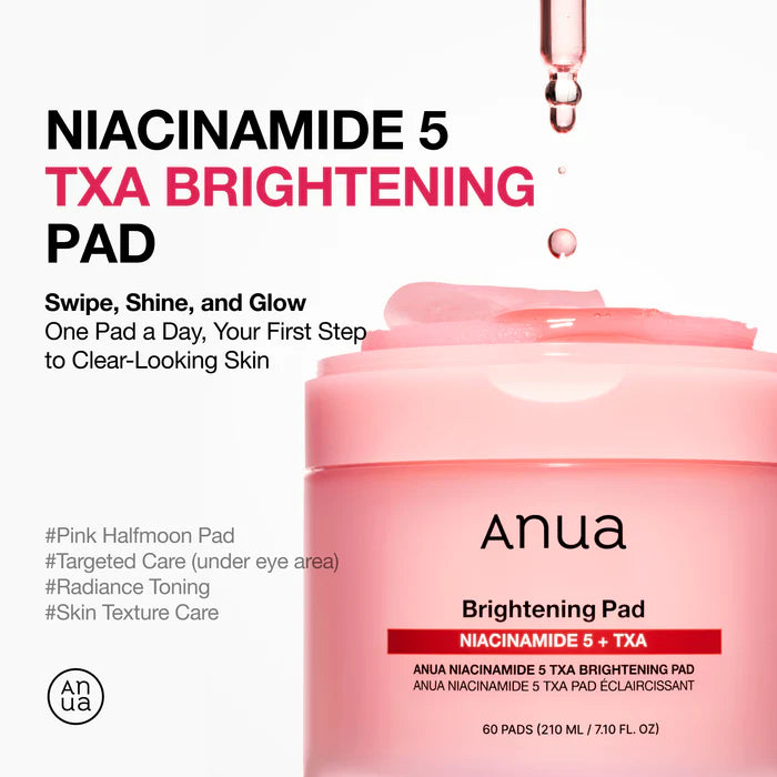Anua - Niacinamide 5 TXA Brightening 60 Pads — image 1 — Meeshop Pakistan