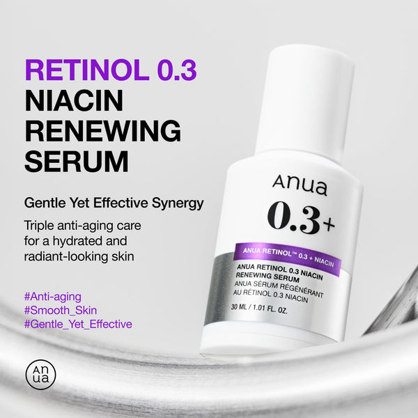 Anua - Retinol 0.3 + Niacin Renewing Serum - 30ml — image 1 — Meeshop Pakistan