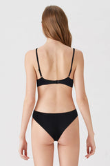 BLS - Breathable Wired And Light Padded Bra - Black view 2