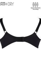 BLS - Breathable Wired And Light Padded Bra - Black view 4