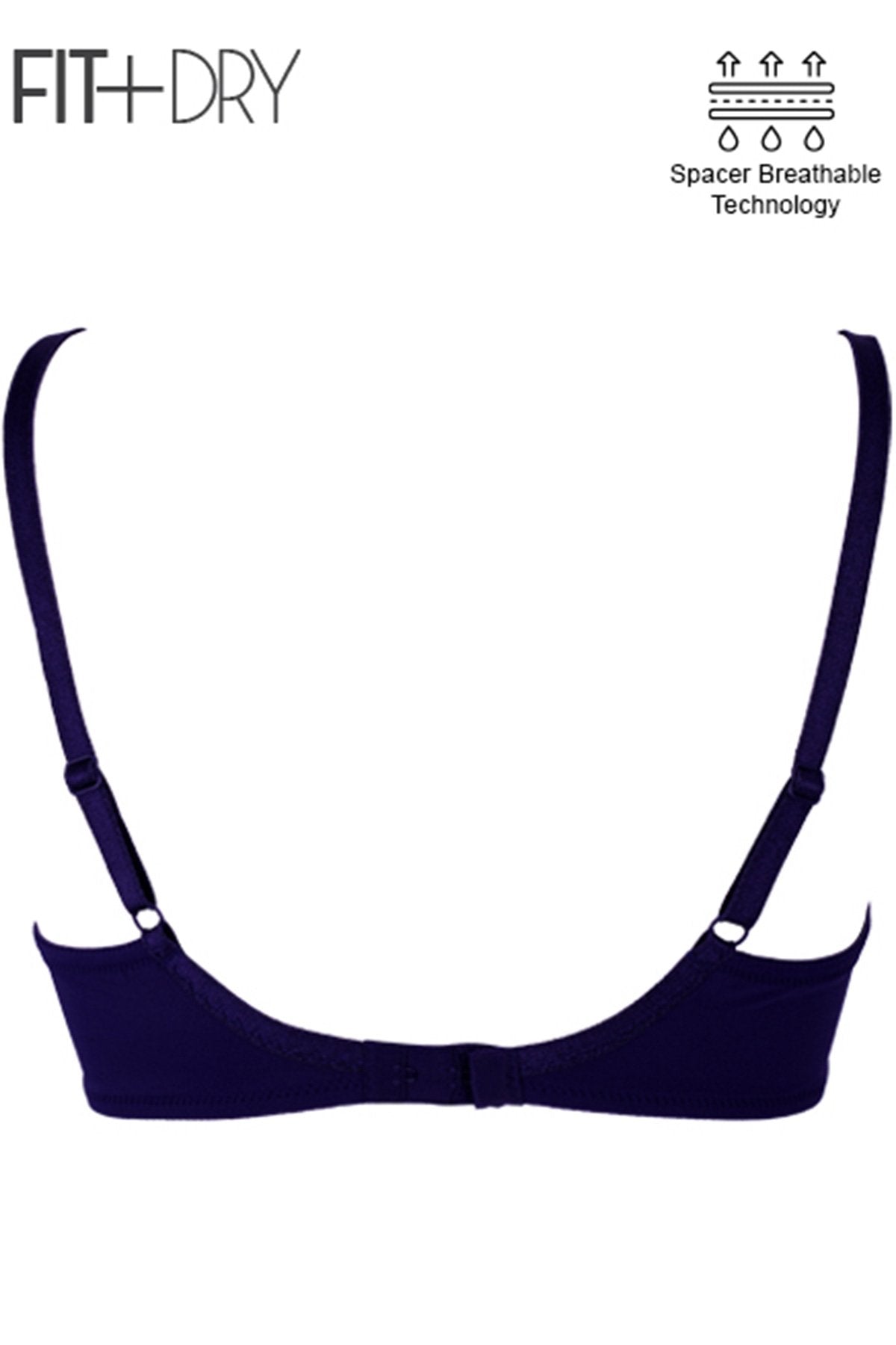 BLS - Breathable Wired And Light Padded Bra - Blue — image 4 — Meeshop Pakistan