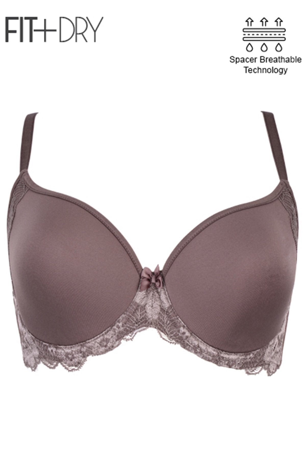 BLS - Breathable Wired And Light Padded Bra - Pepper — image 3 — Meeshop Pakistan