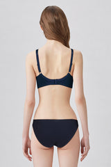 BLS - Poppy Cotton Panty - Navy Blue view 2