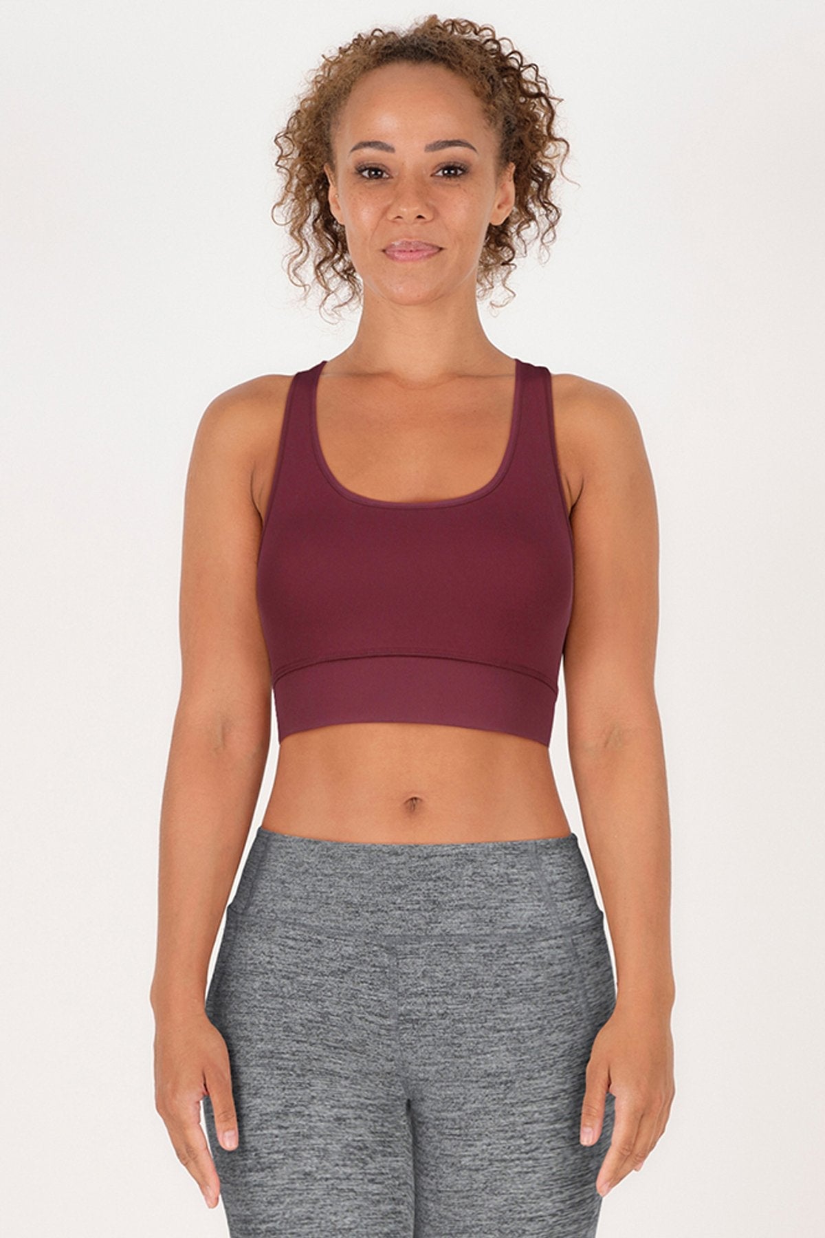 BLS - Yolanthe Non Padded Sports Bra - Purple — image 3 — Meeshop Pakistan
