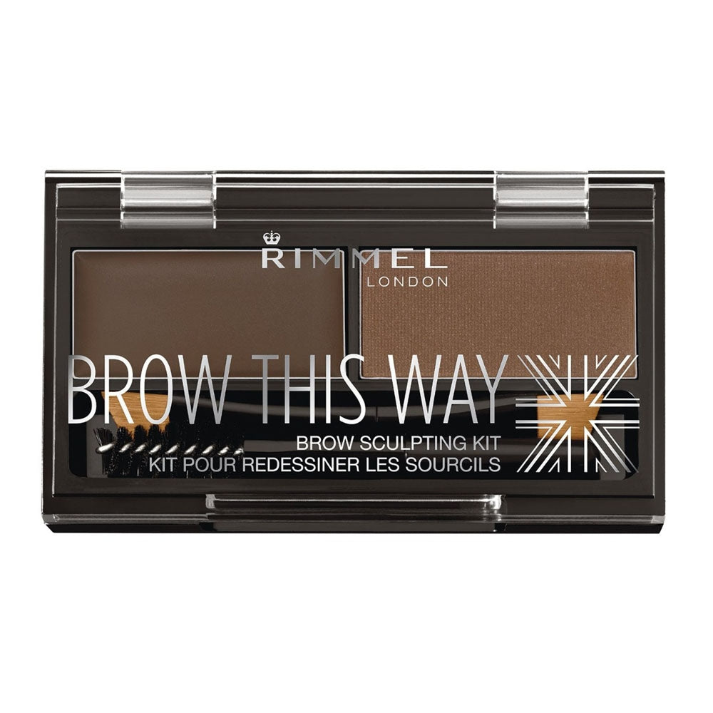 Rimmel London - Brow This Way Pallet - Dark Brown 034-003 — image 1 — Meeshop Pakistan