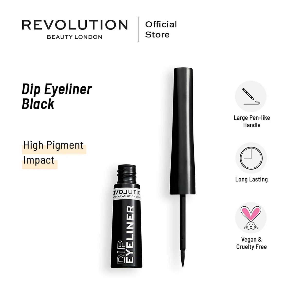 Revolution - Dip Eyeliner Black — image 1 — Meeshop Pakistan