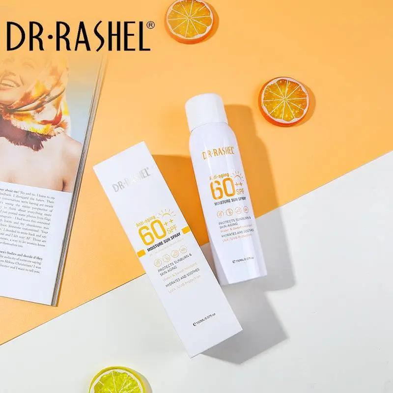 Dr Rashel - Anti-aging and Moisture Sun Spray SPF 60++ 150ml Sunscreen Spray — image 1 — Meeshop Pakistan
