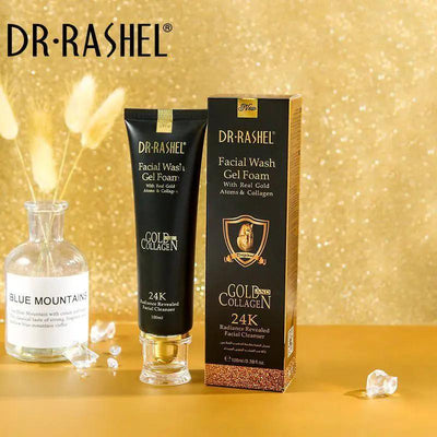 Dr Rashel - Facial wash Gel Foam with Real Gold Atoms & Collagen
